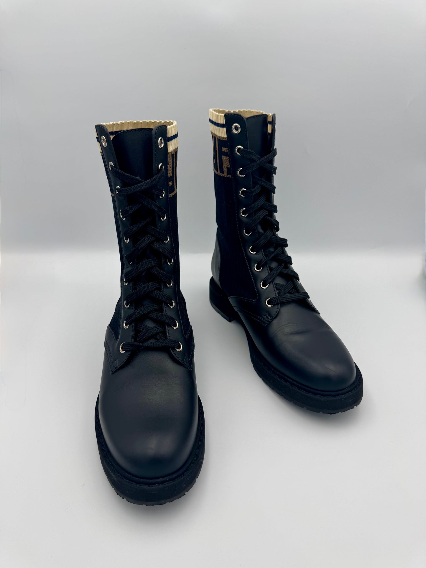 FENDI Rococo Boots Size 38