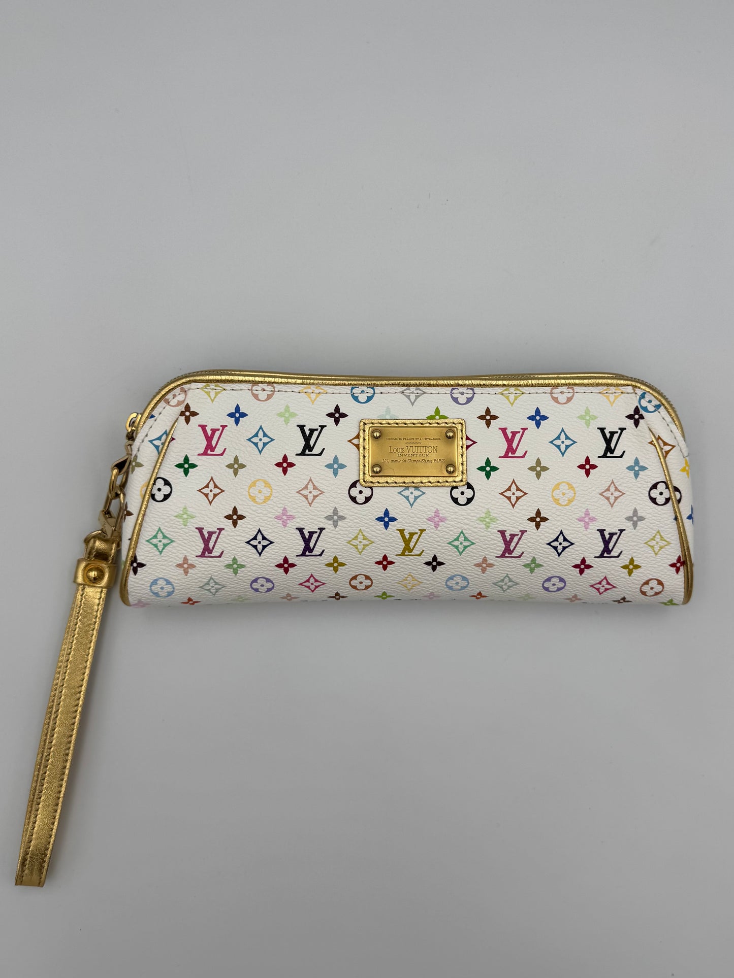 Louis Vuitton Monogram Multicolour Kate Pouch Clutch Bag