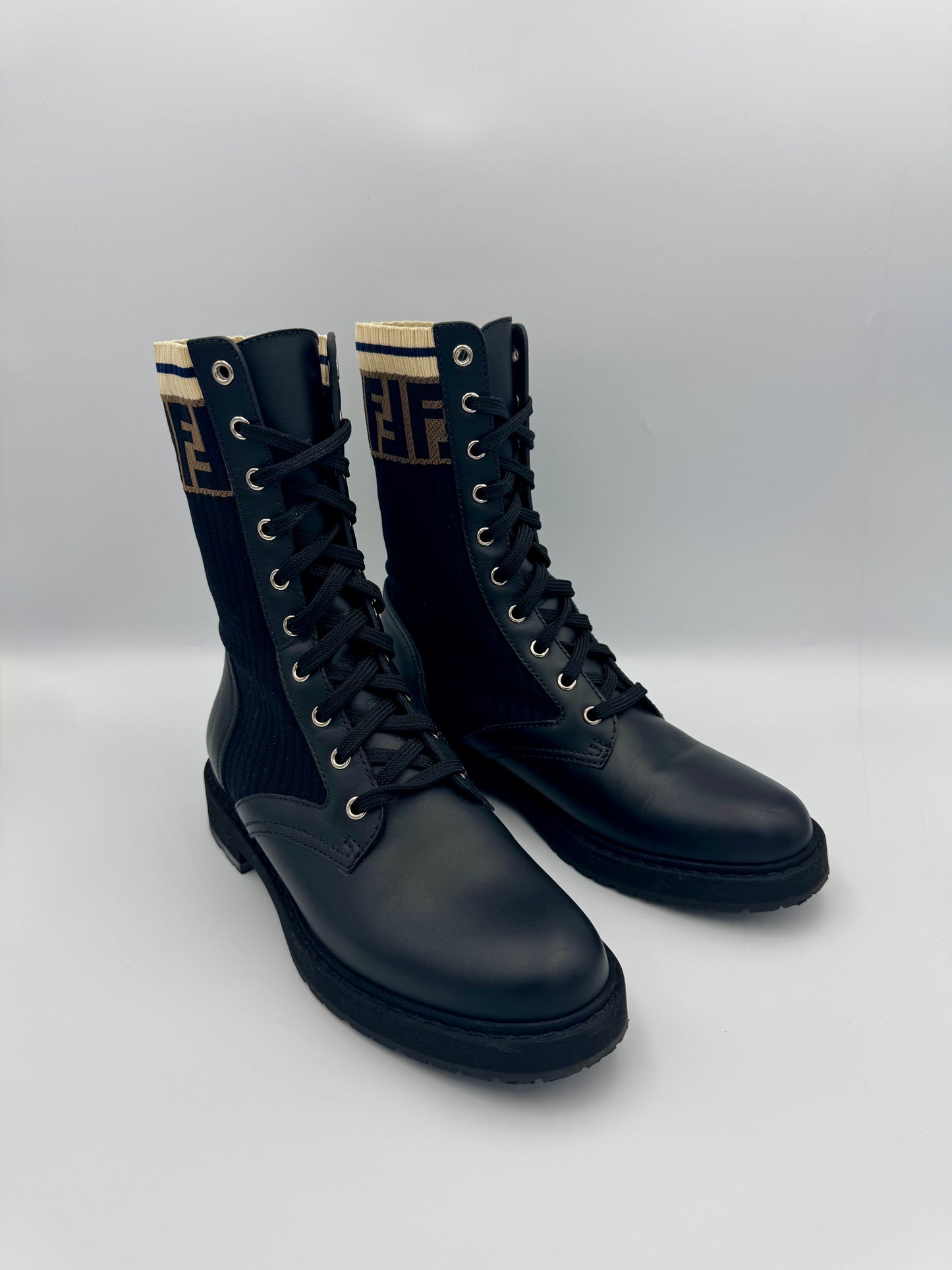 FENDI Rococo Boots Size 38