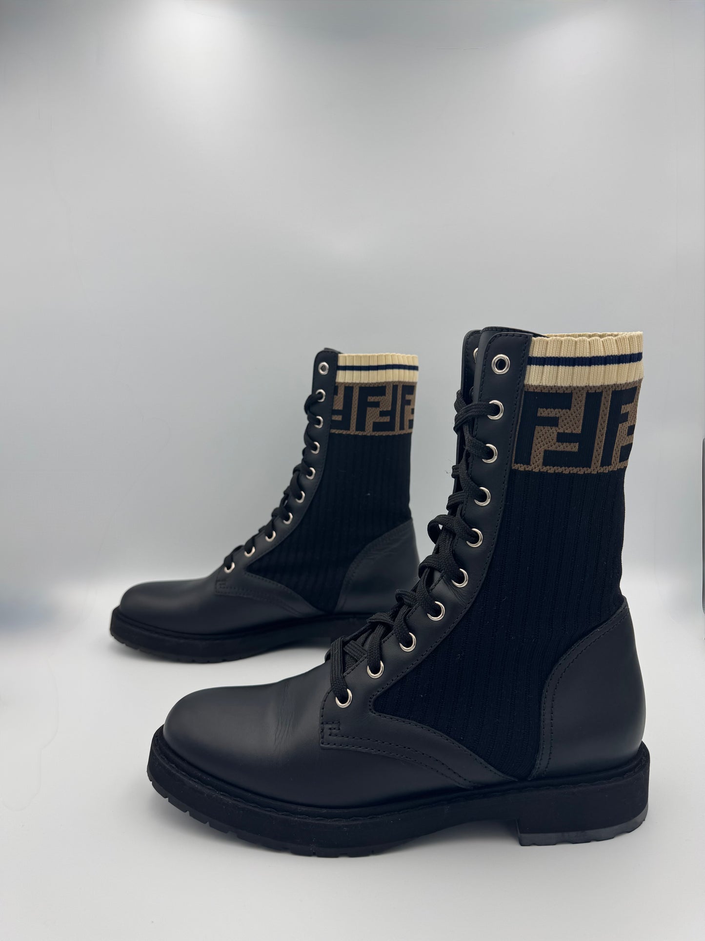 FENDI Rococo Boots Size 38