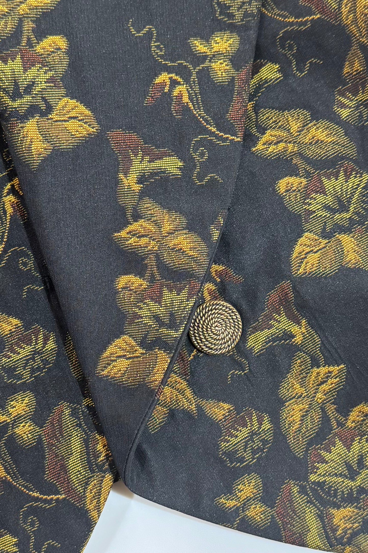 Vintage Country Road Brocade Jacket Size Small