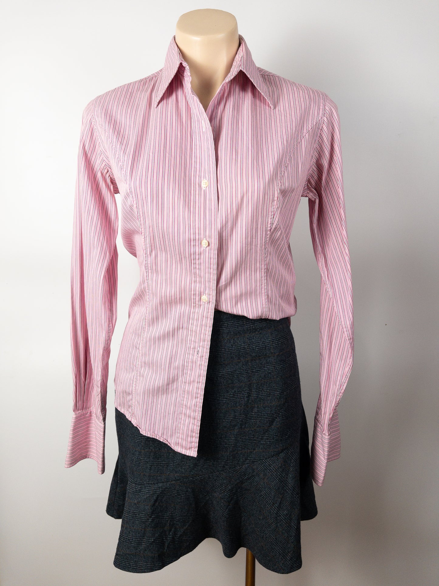 M&S Grey A-Line Skirt Size 14