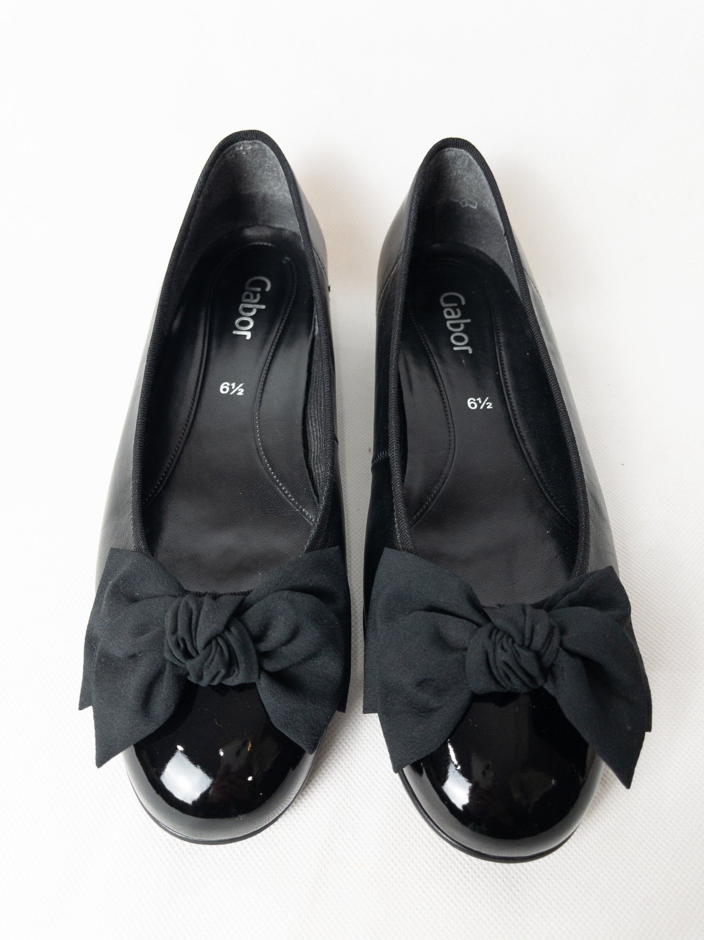 GABOR Black Ballet Flats Size 9