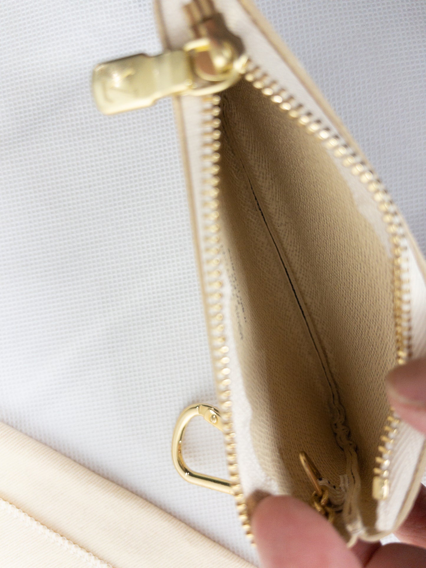 LOUIS VUITTON Key Pouch Azur