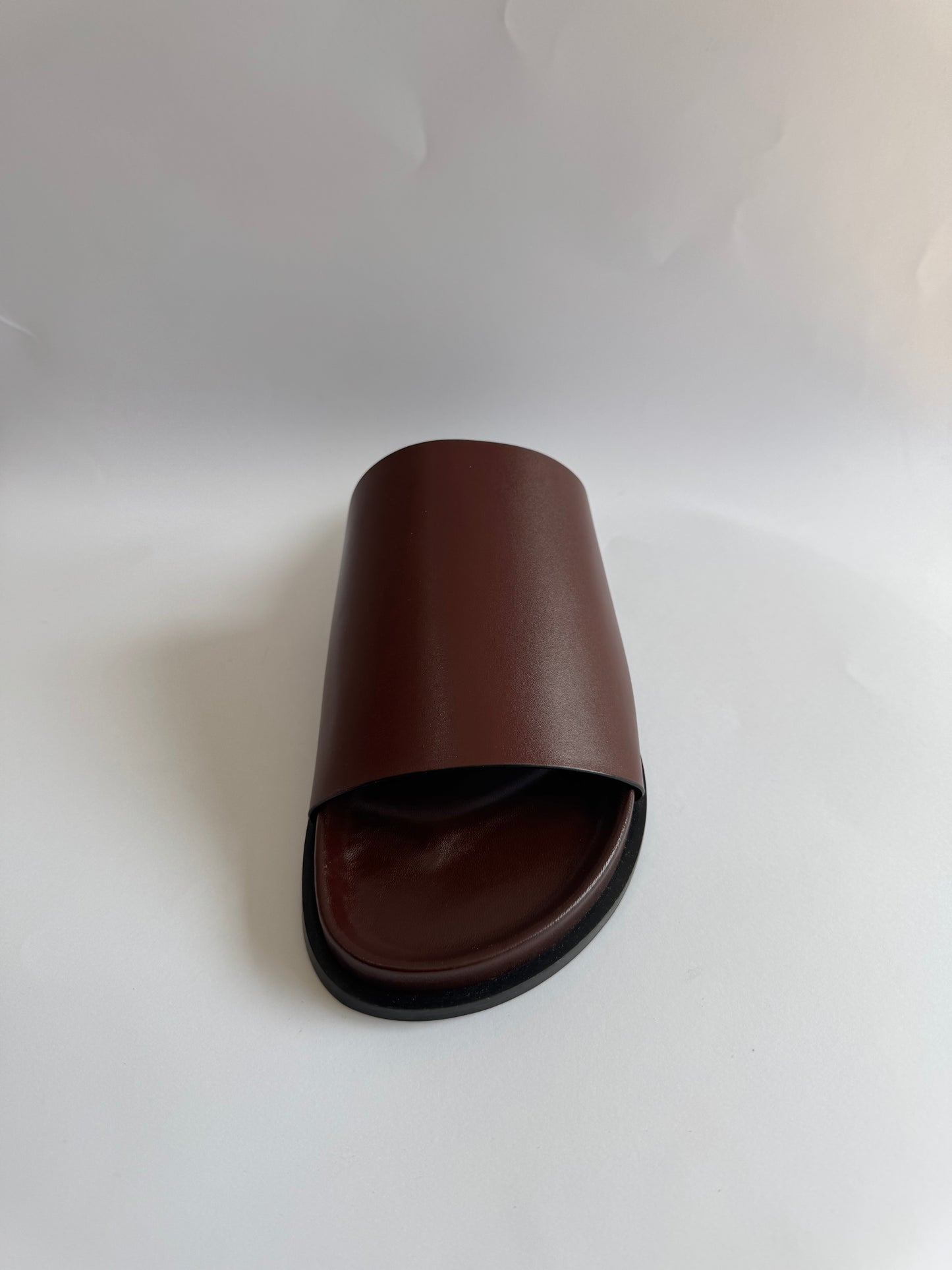 A. Emery Burgundy Slides