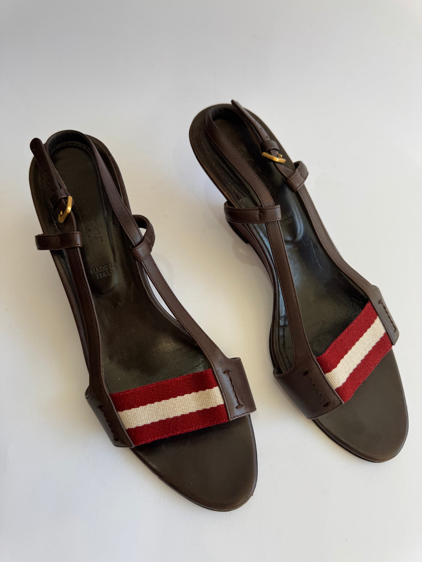 Bally Leather Brown Sandals