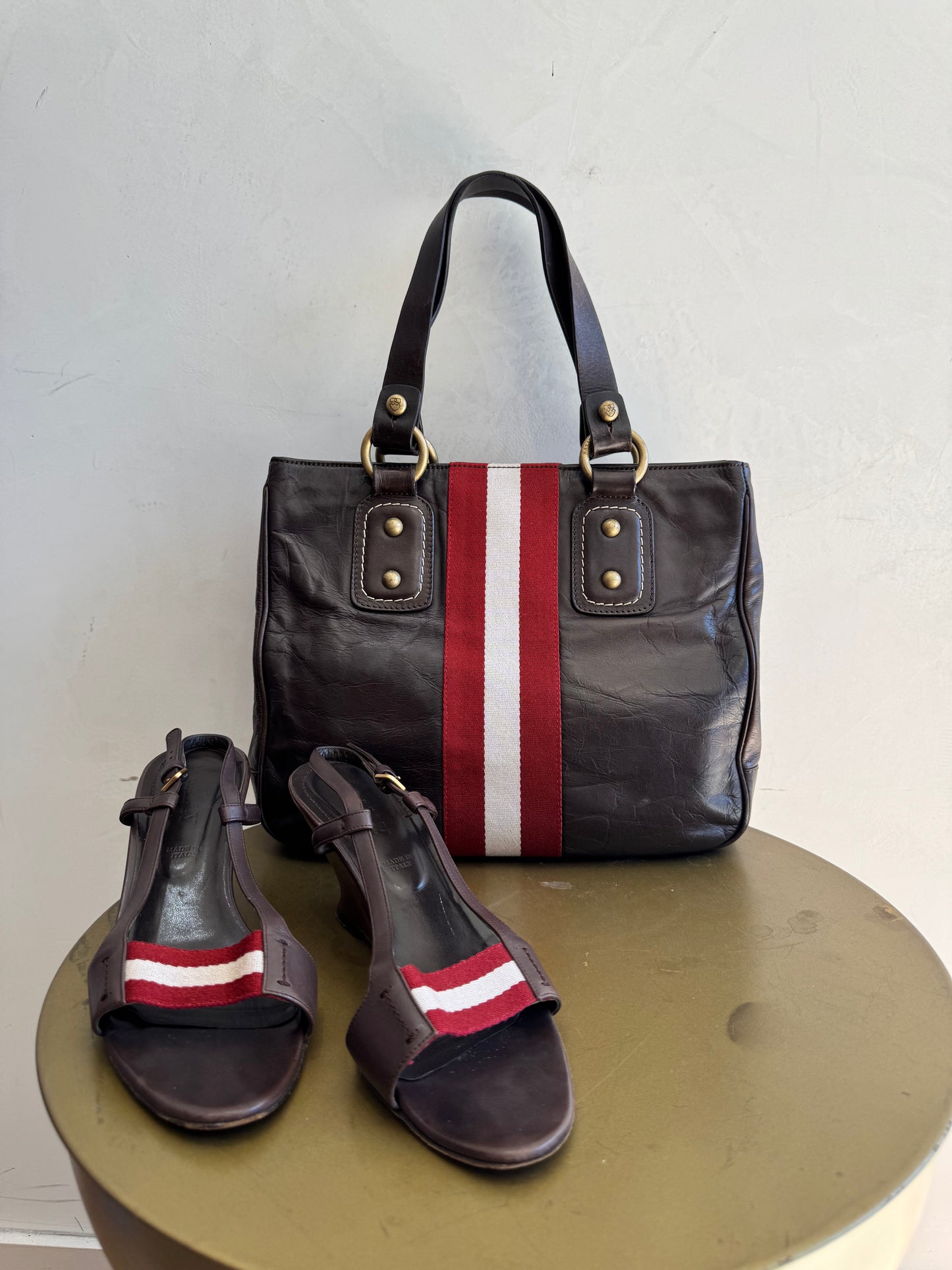 Bally Leather Brown Sandals