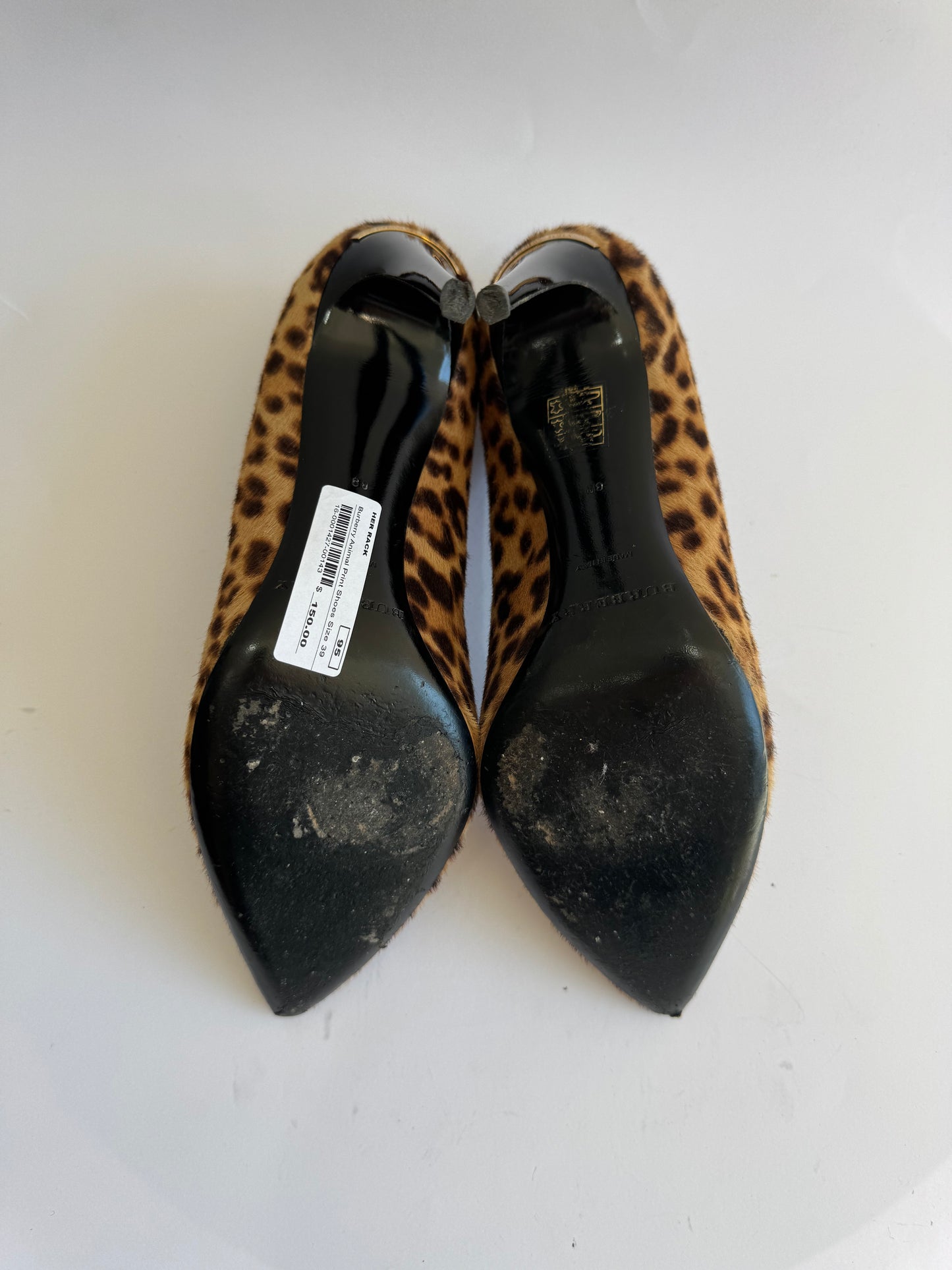 Burberry Animal Print Shoes