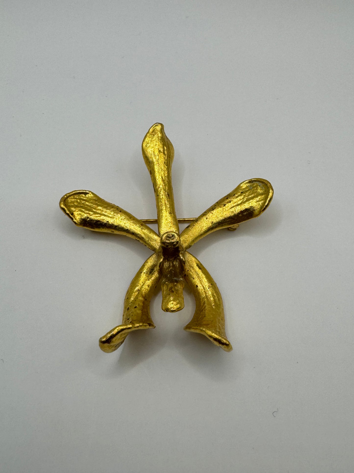 Orchid brooch