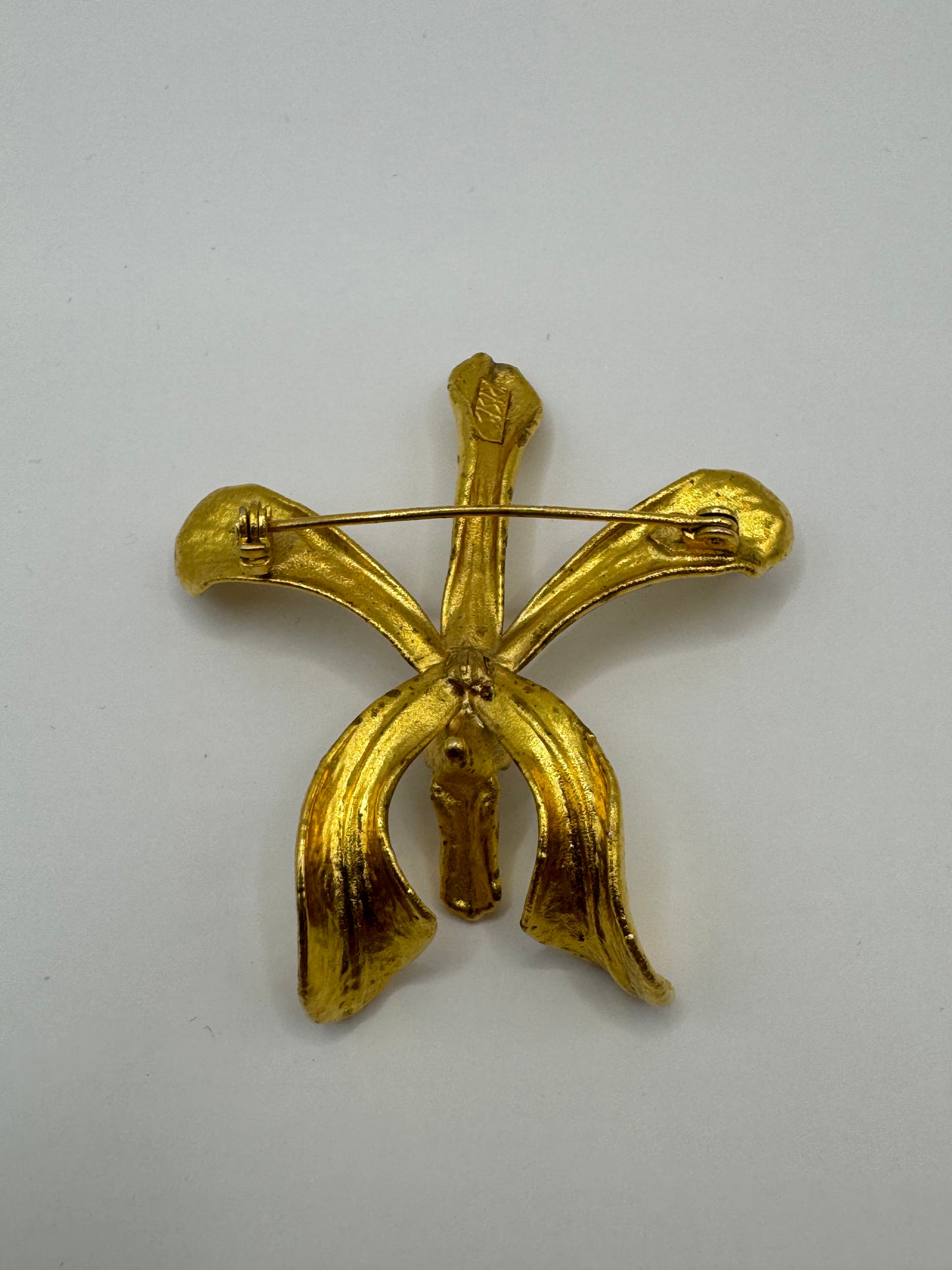 Orchid brooch