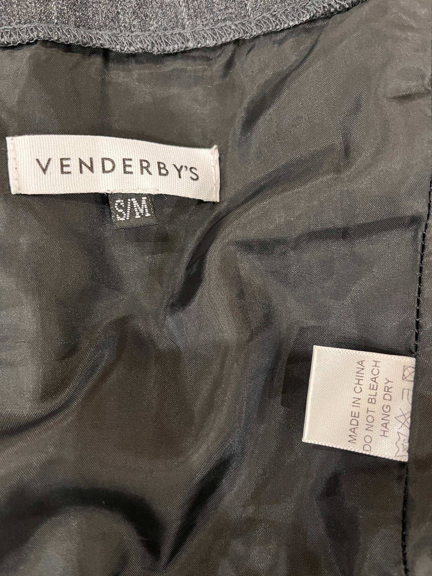 VENDERBYS Grey Bustier Top S