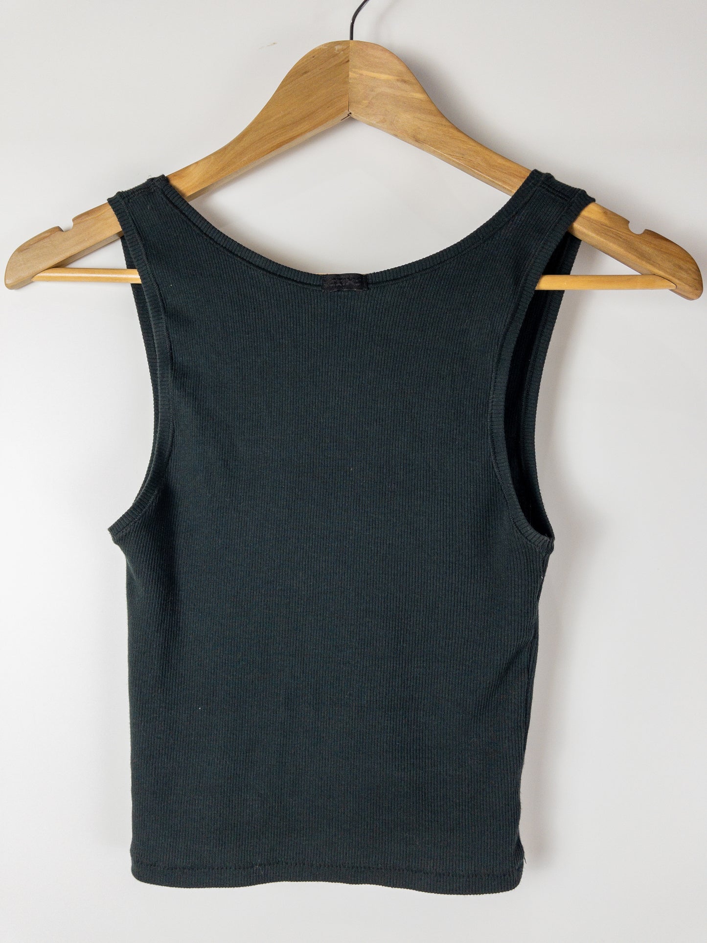 SKIMS Black Crop Tank Top M