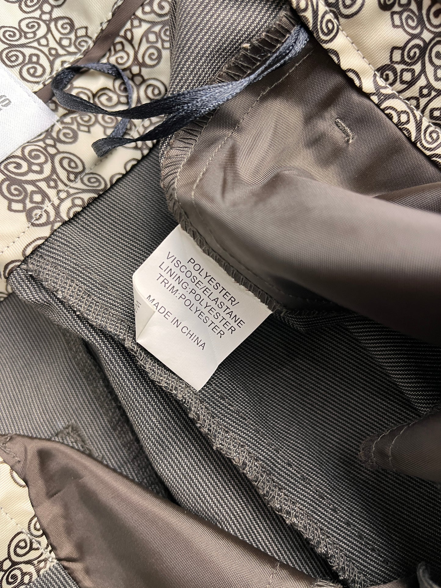 Vintage CLUB PETITES Brown Pinstripe Pants Size 10