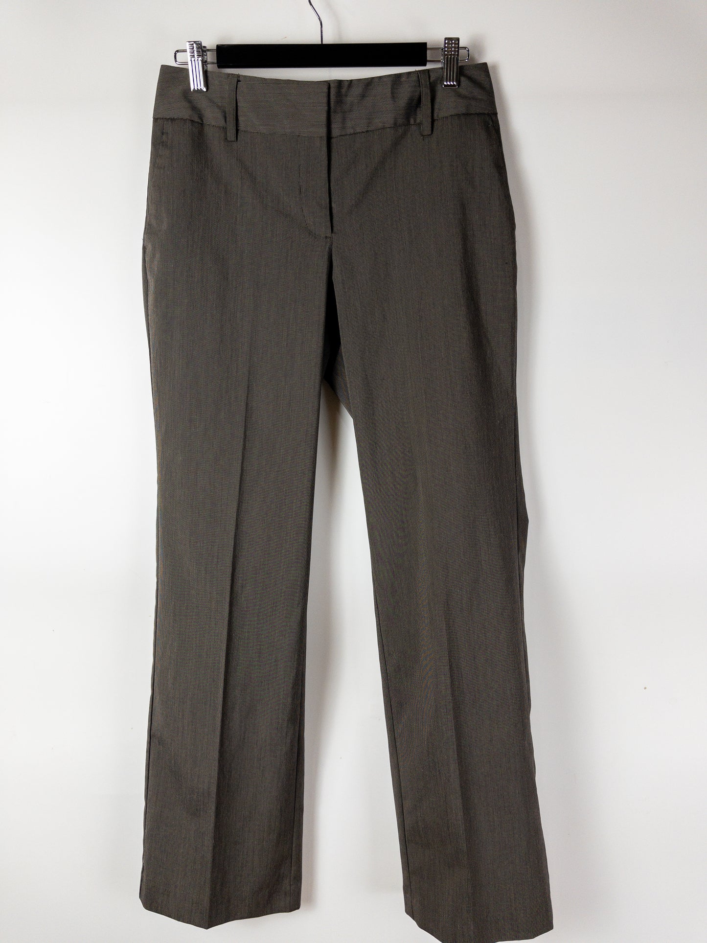 Vintage CLUB PETITES Brown Pinstripe Pants Size 10