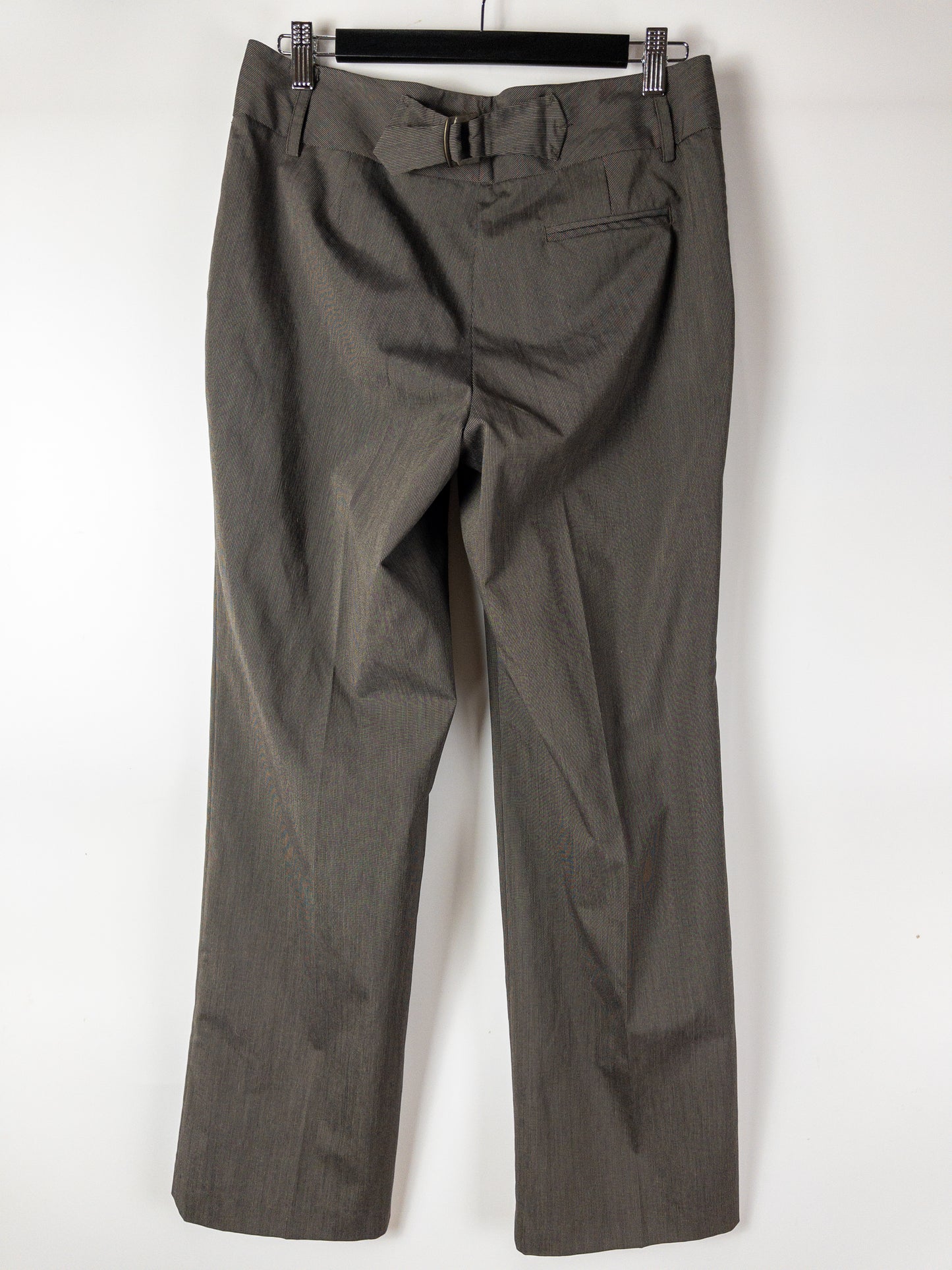Vintage CLUB PETITES Brown Pinstripe Pants Size 10