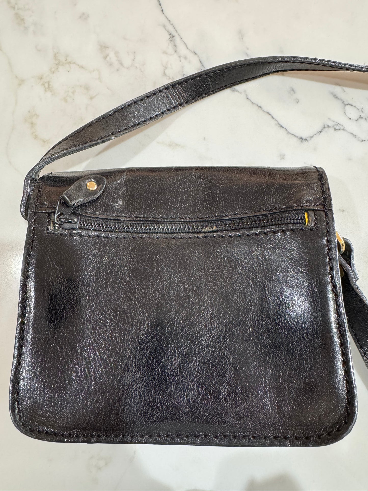 Black Vintage crossbody Bag