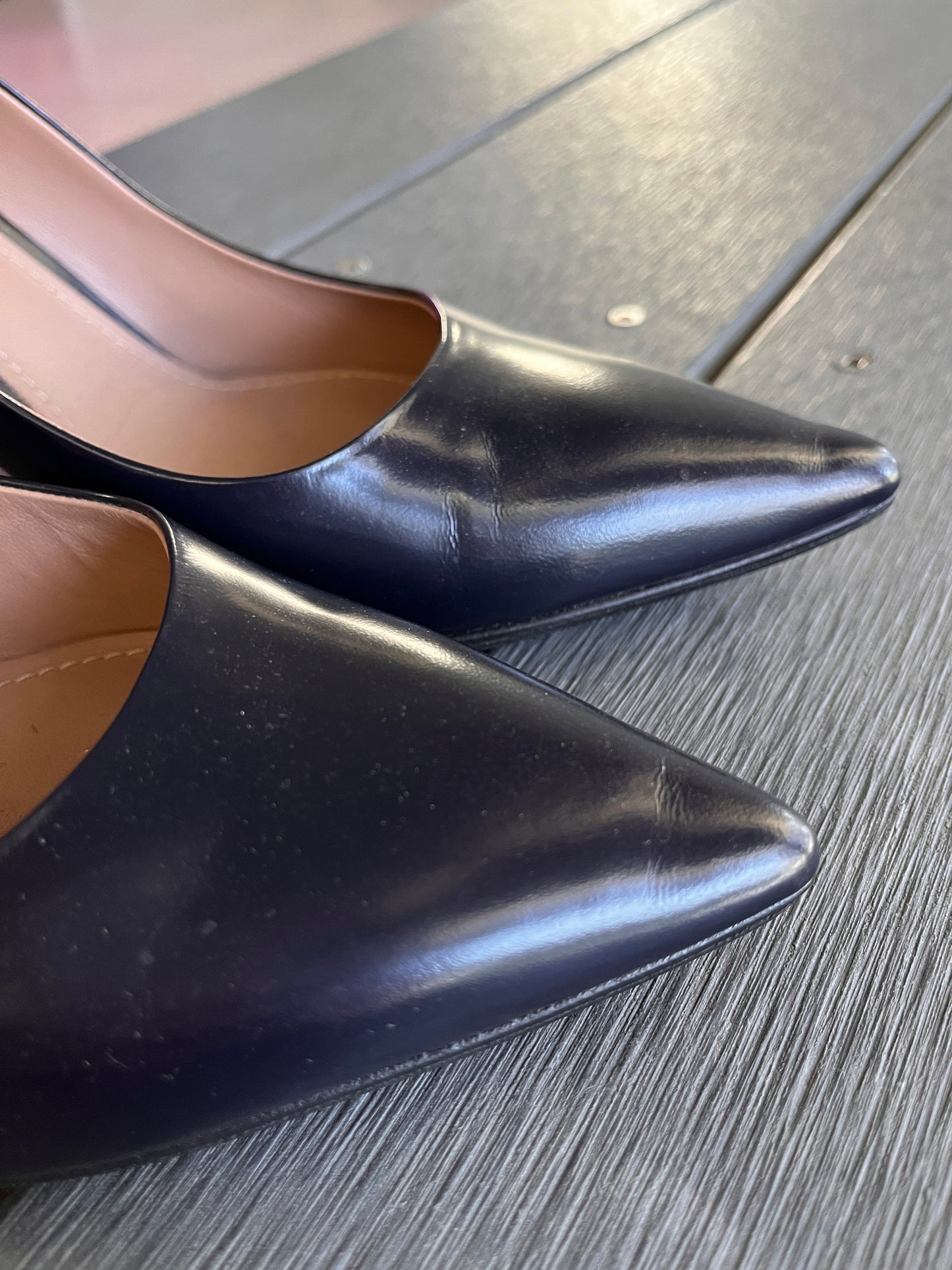 BIANCA BUCCHERI Midnight Blue Pumps Size 6.5