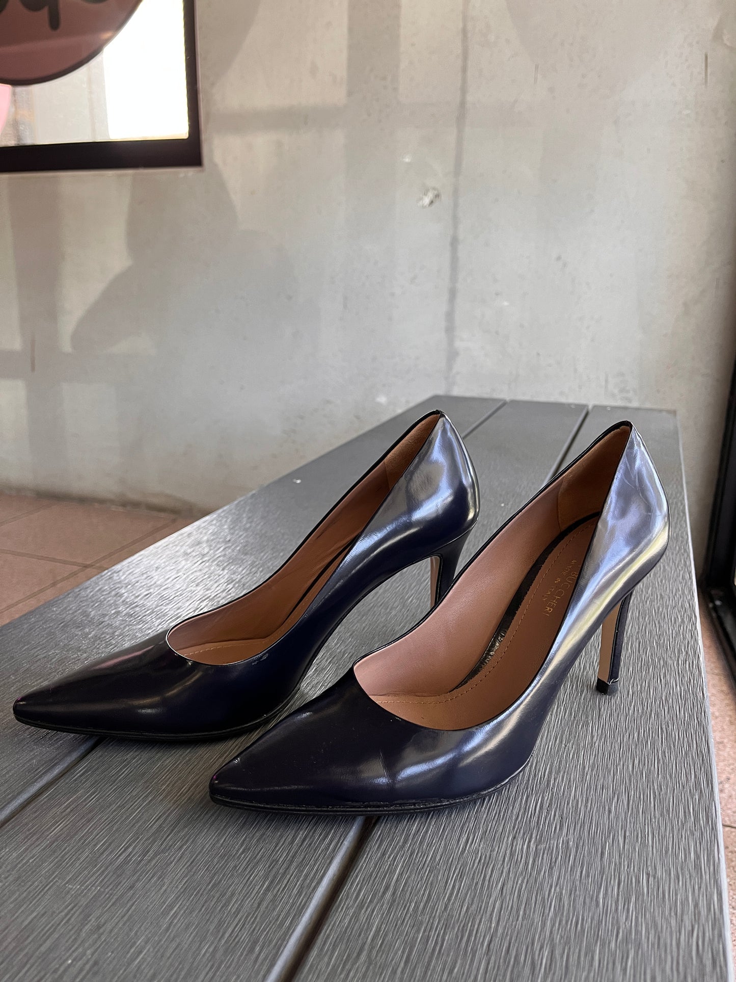 BIANCA BUCCHERI Midnight Blue Pumps Size 6.5
