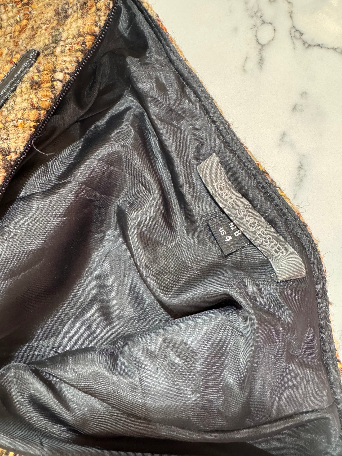 Kate Sylvester Tweed Skirt - size XS