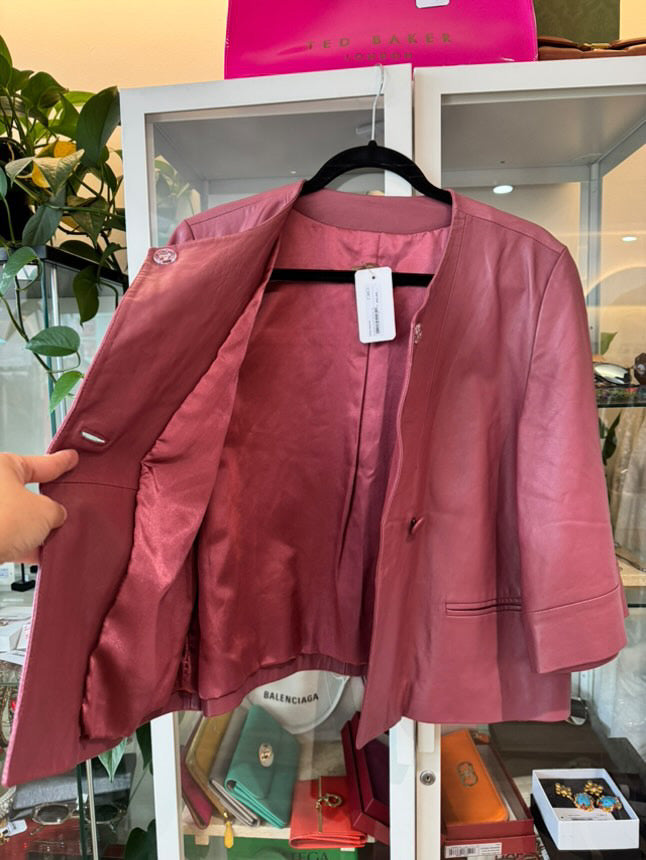 Target soft leather jacket Sz 12 (R95)