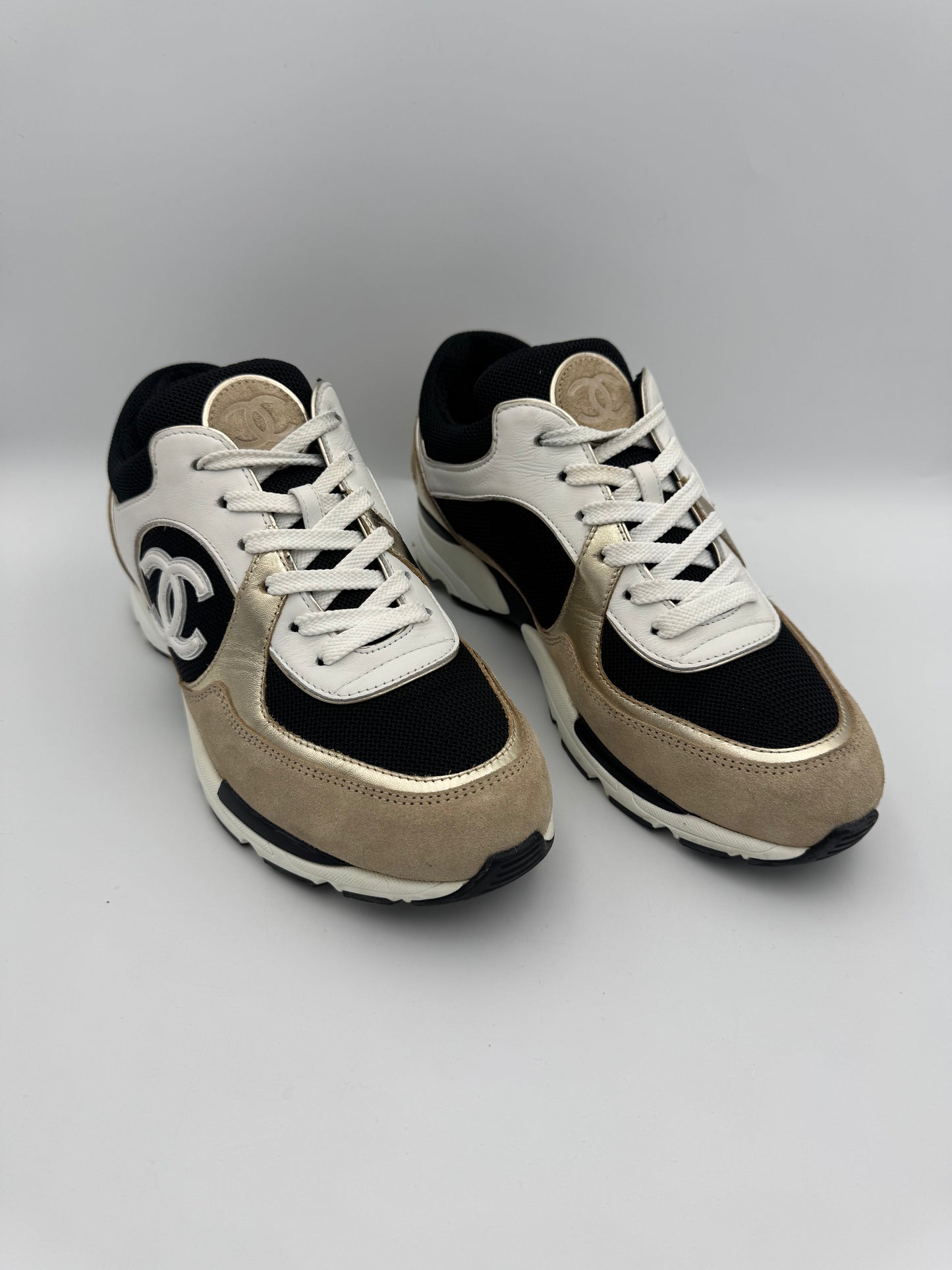 Chanel Tricolour Sneakers Size 40