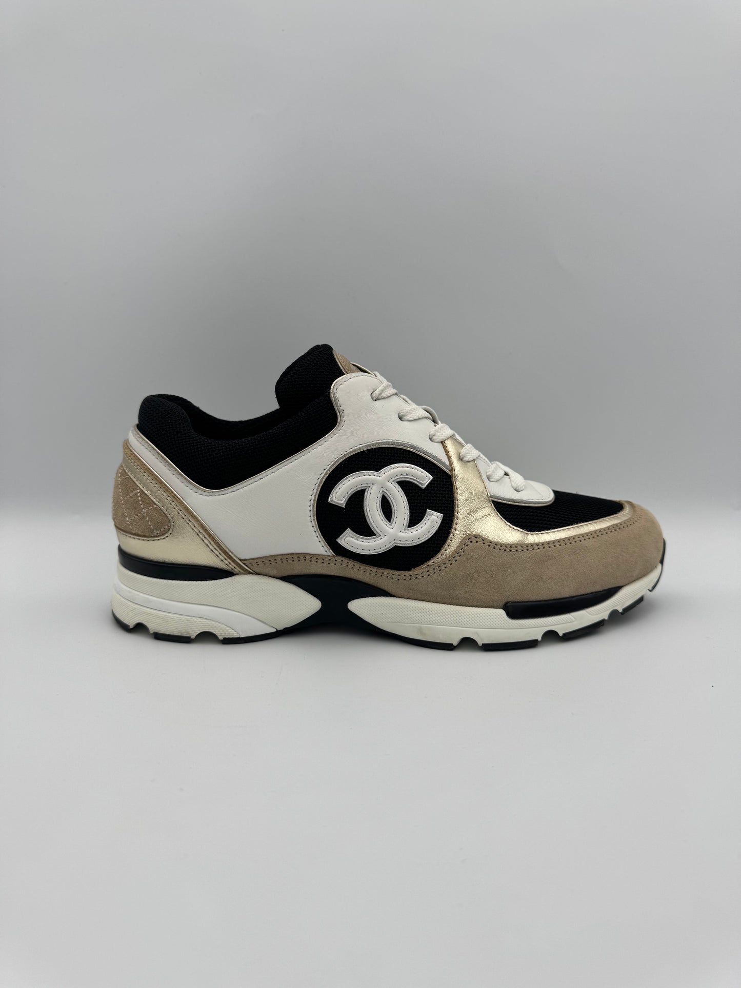 Chanel Tricolour Sneakers Size 40