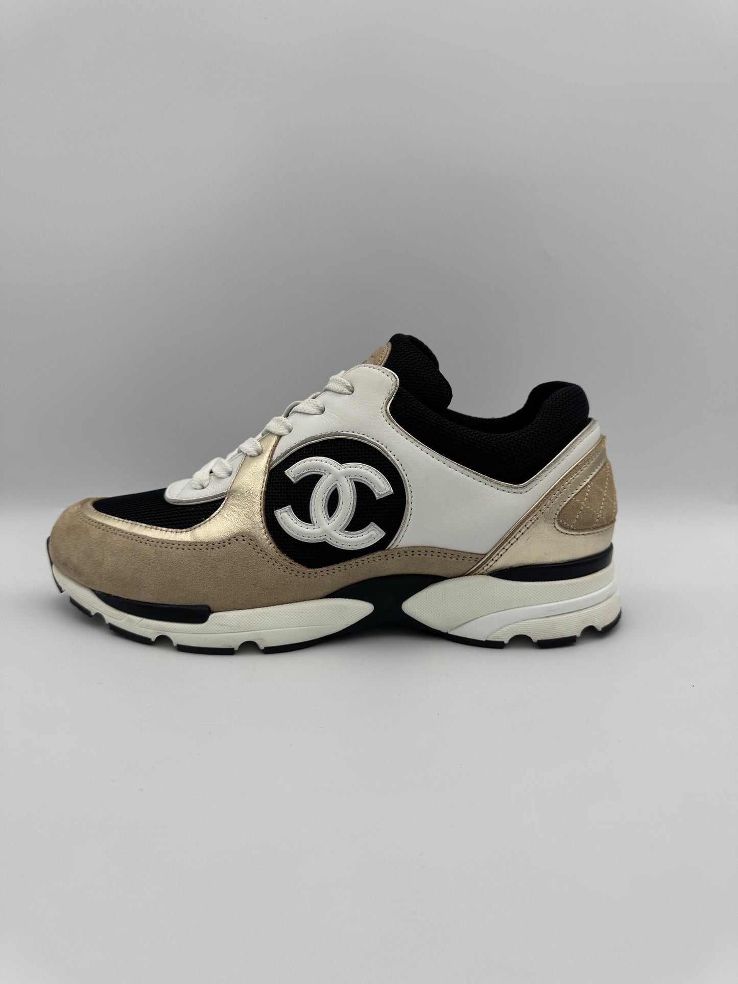Chanel Tricolour Sneakers Size 40