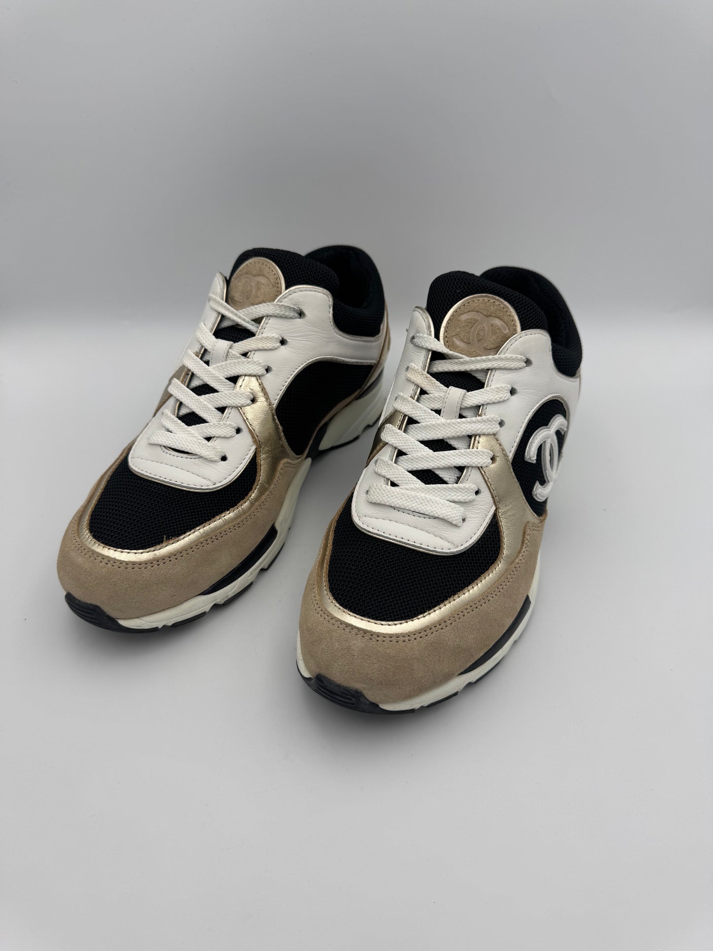Chanel Tricolour Sneakers Size 40