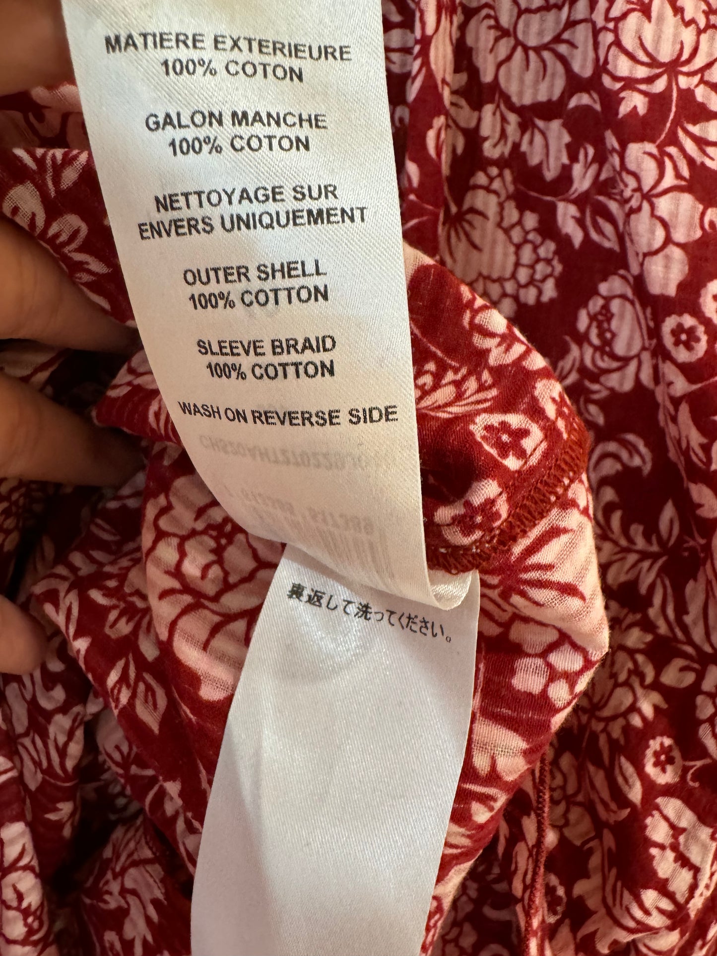 SEE BY CHLOE Print Top Size 40