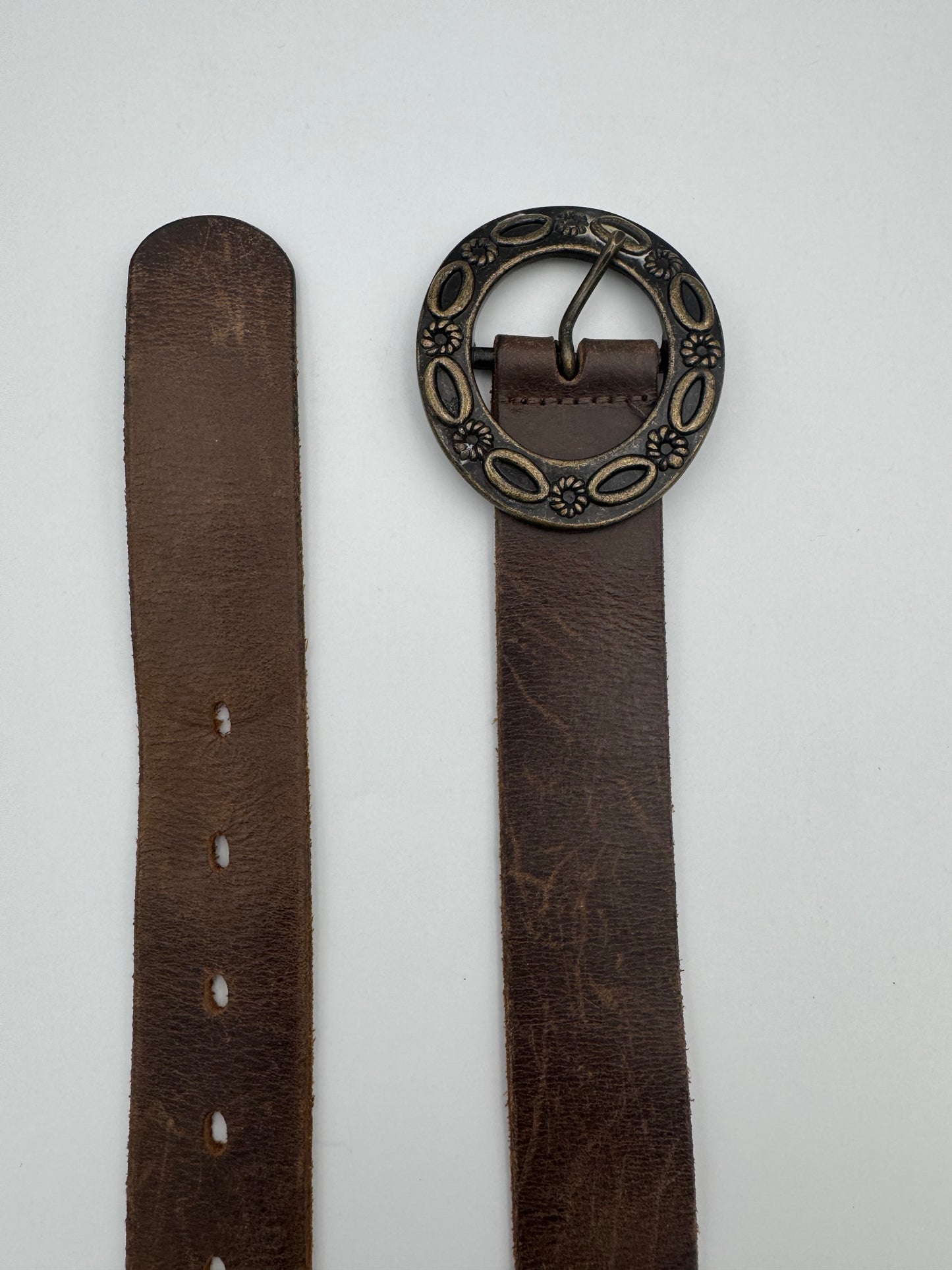 Just Jeans brown leather belt - size L