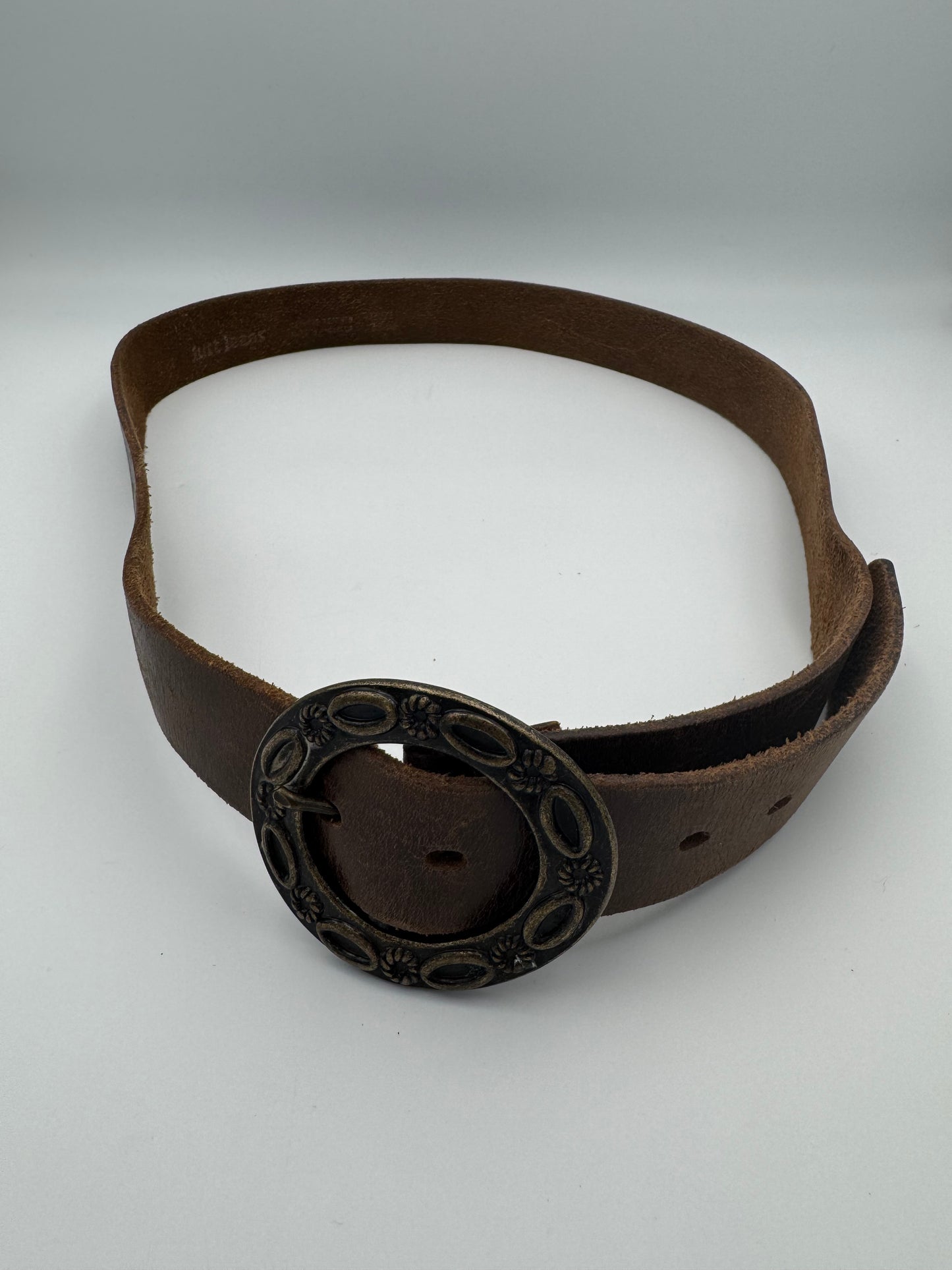 Just Jeans brown leather belt - size L