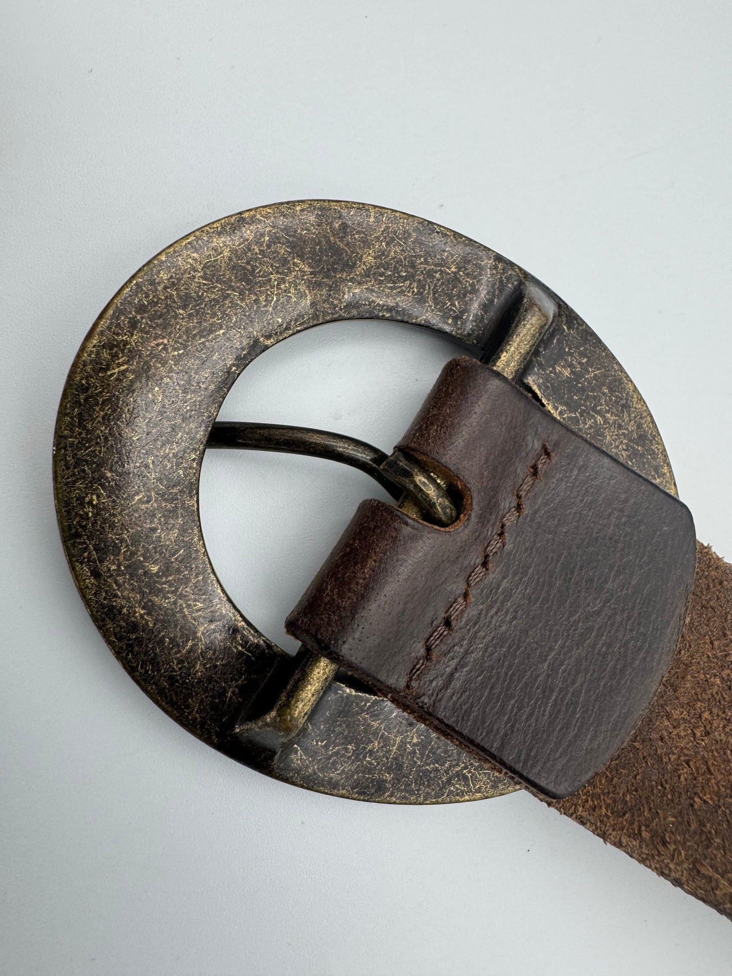 Just Jeans brown leather belt - size L