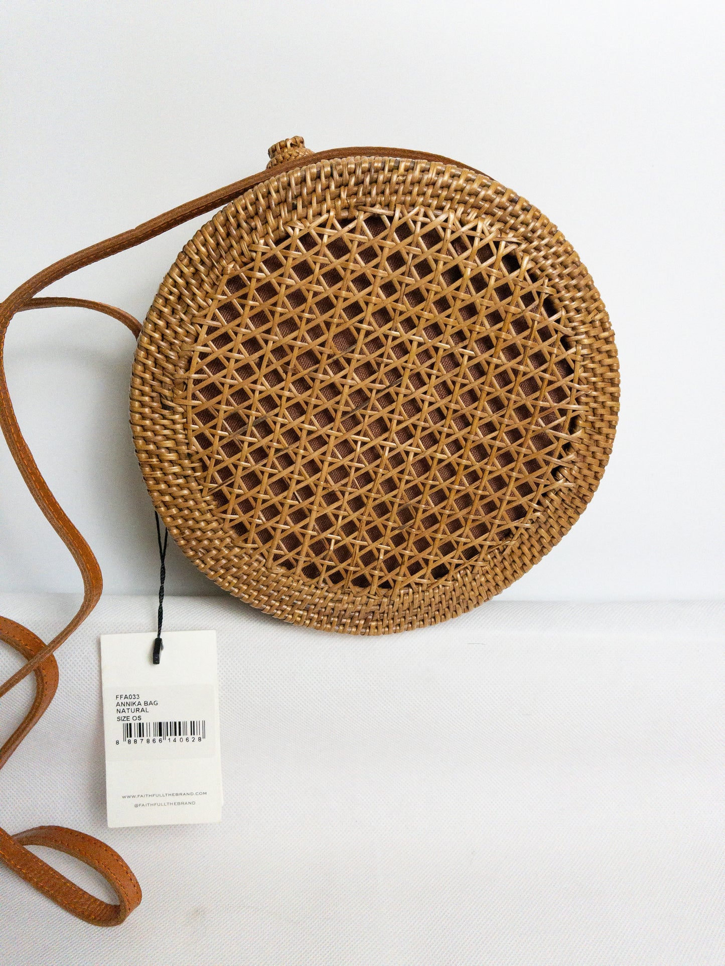 FAITHFULL The Brand Round Rattan Bag NWT