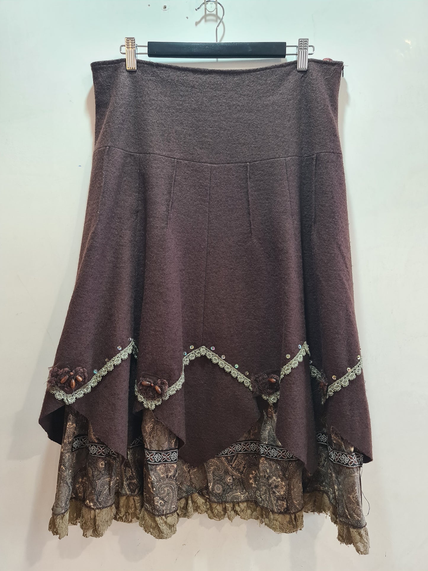 Vintage Boo Radley Brown Skirt - size M