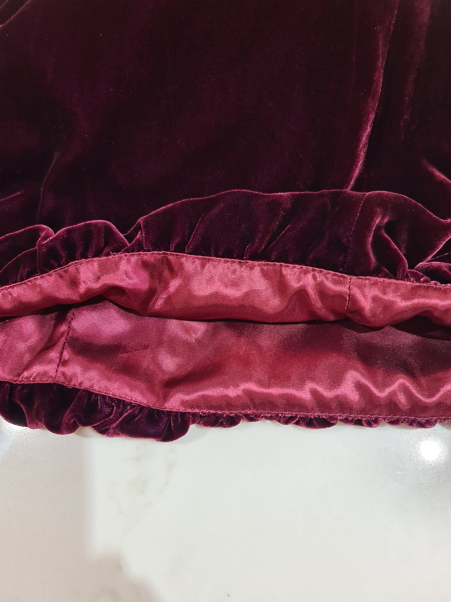 Vintage Monica Velvet Dress - size S