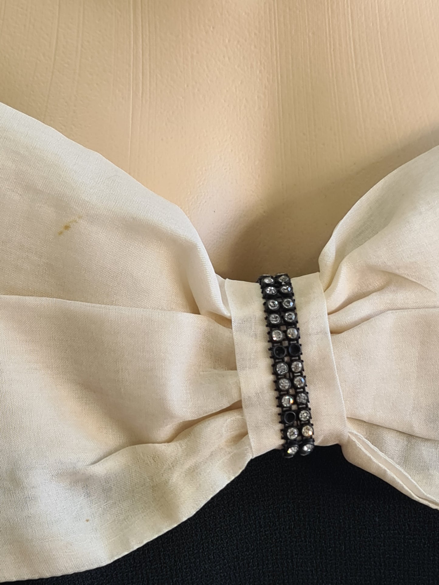 Vintage Aurélie silk evening dress - size s
