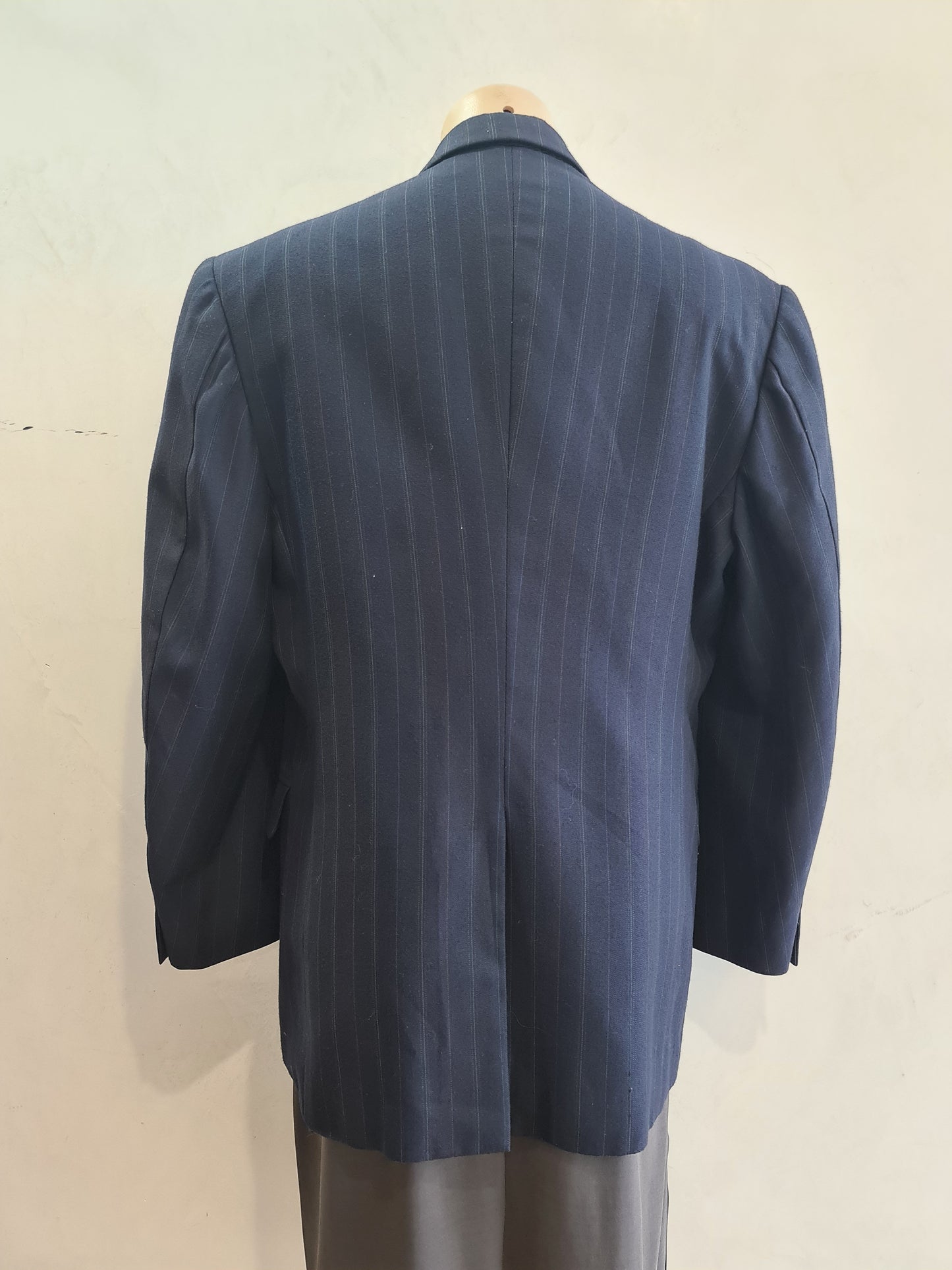 Vintage Murkh Navy Striped Blazer - Size L