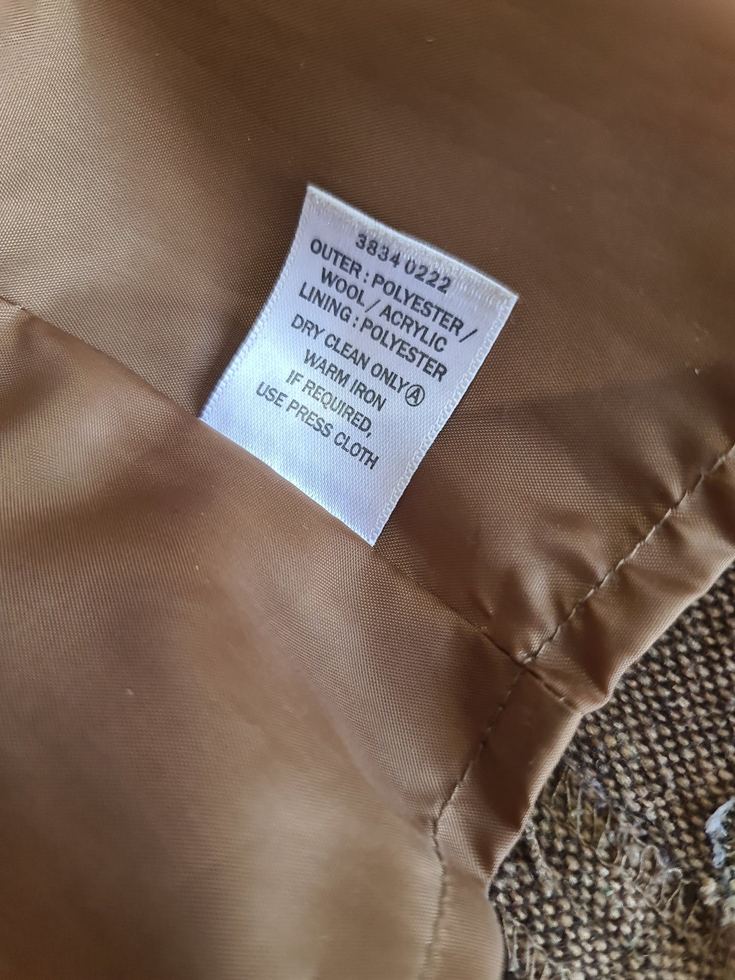 Vintage Hot Options Brown Jacket - size 12