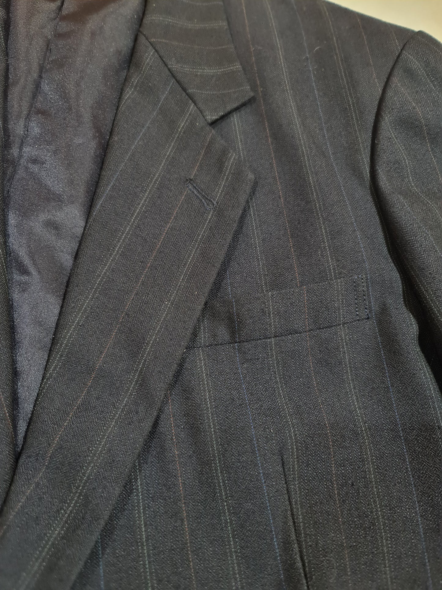 Vintage Murkh Navy Striped Blazer - Size L