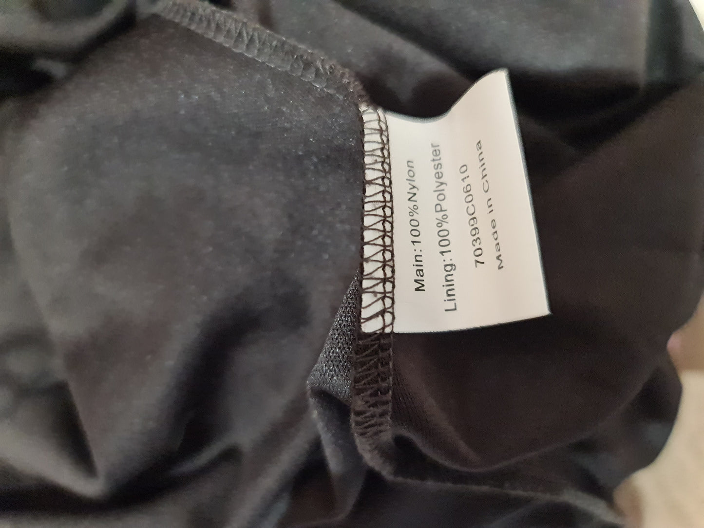 Vintage Events Multicoloured Mesh Dress - size 12