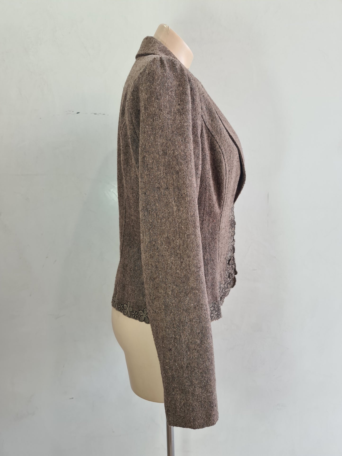 Vintage Hot Options Brown Jacket - size 12
