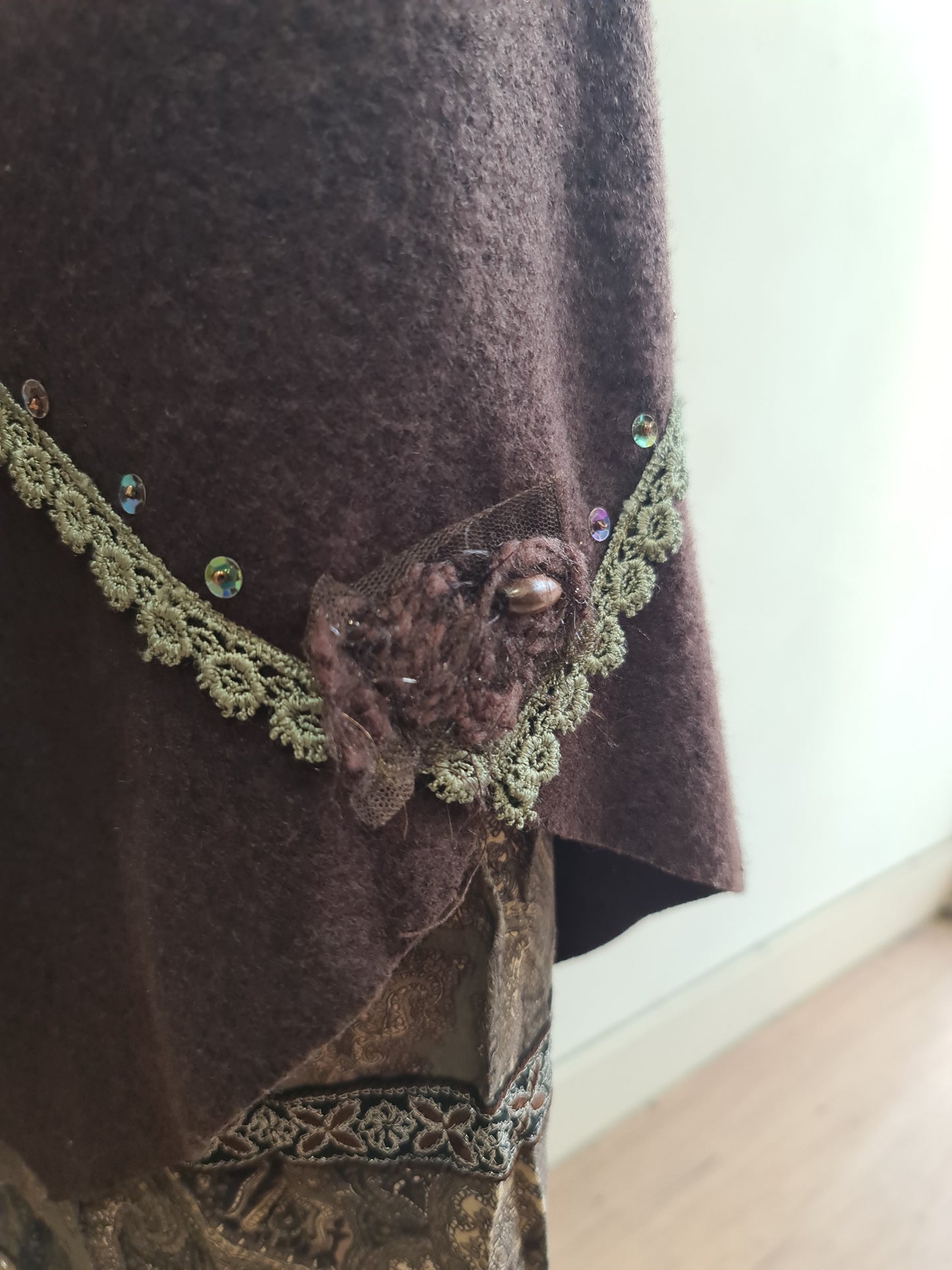 Vintage Boo Radley Brown Skirt - size M