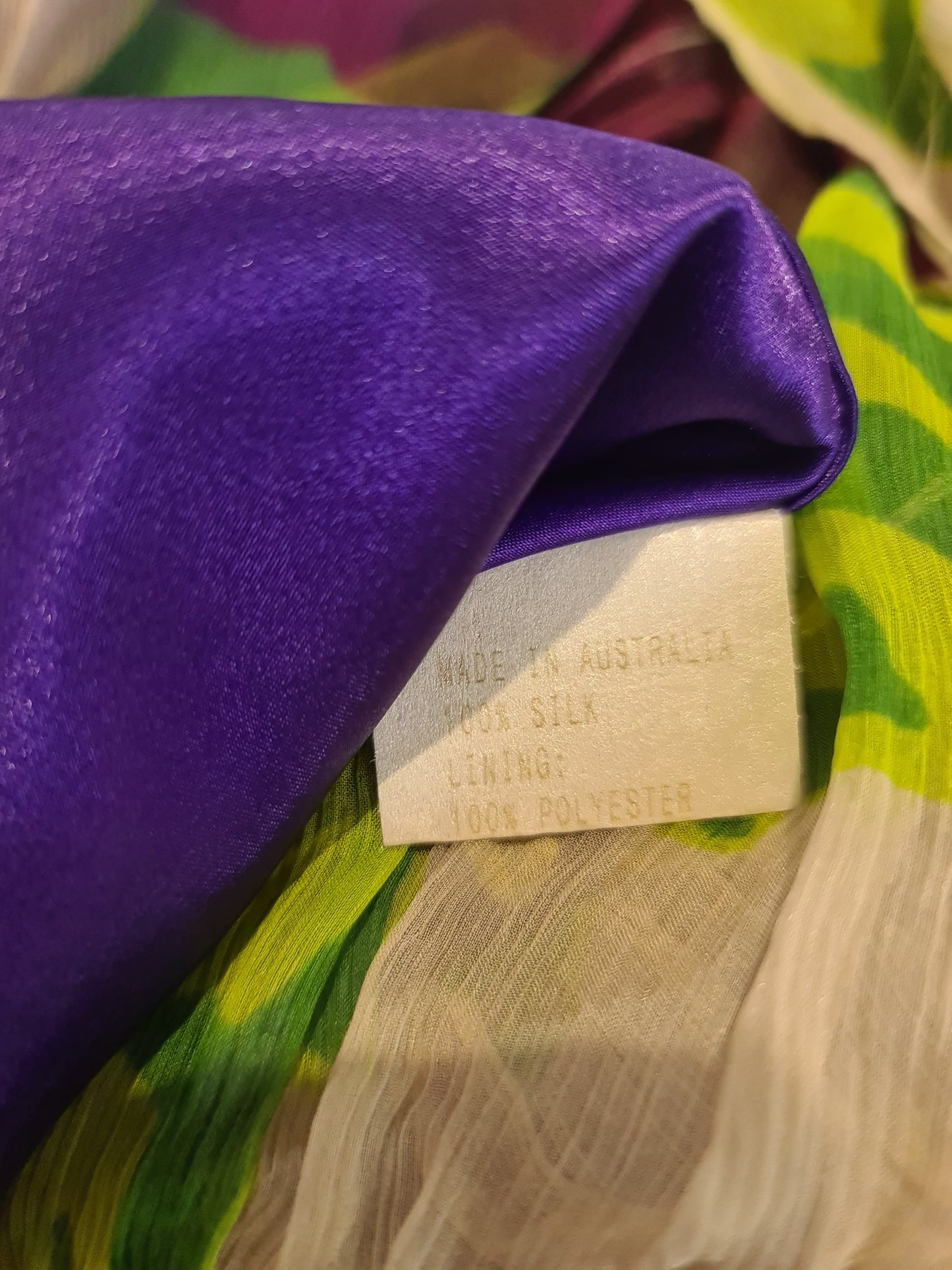 George Evening Silk Dress - size 12