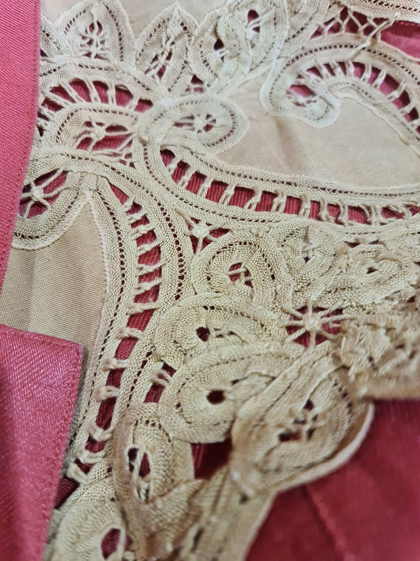 Vintage Maggy Terracotta Jacket with Belt - size M