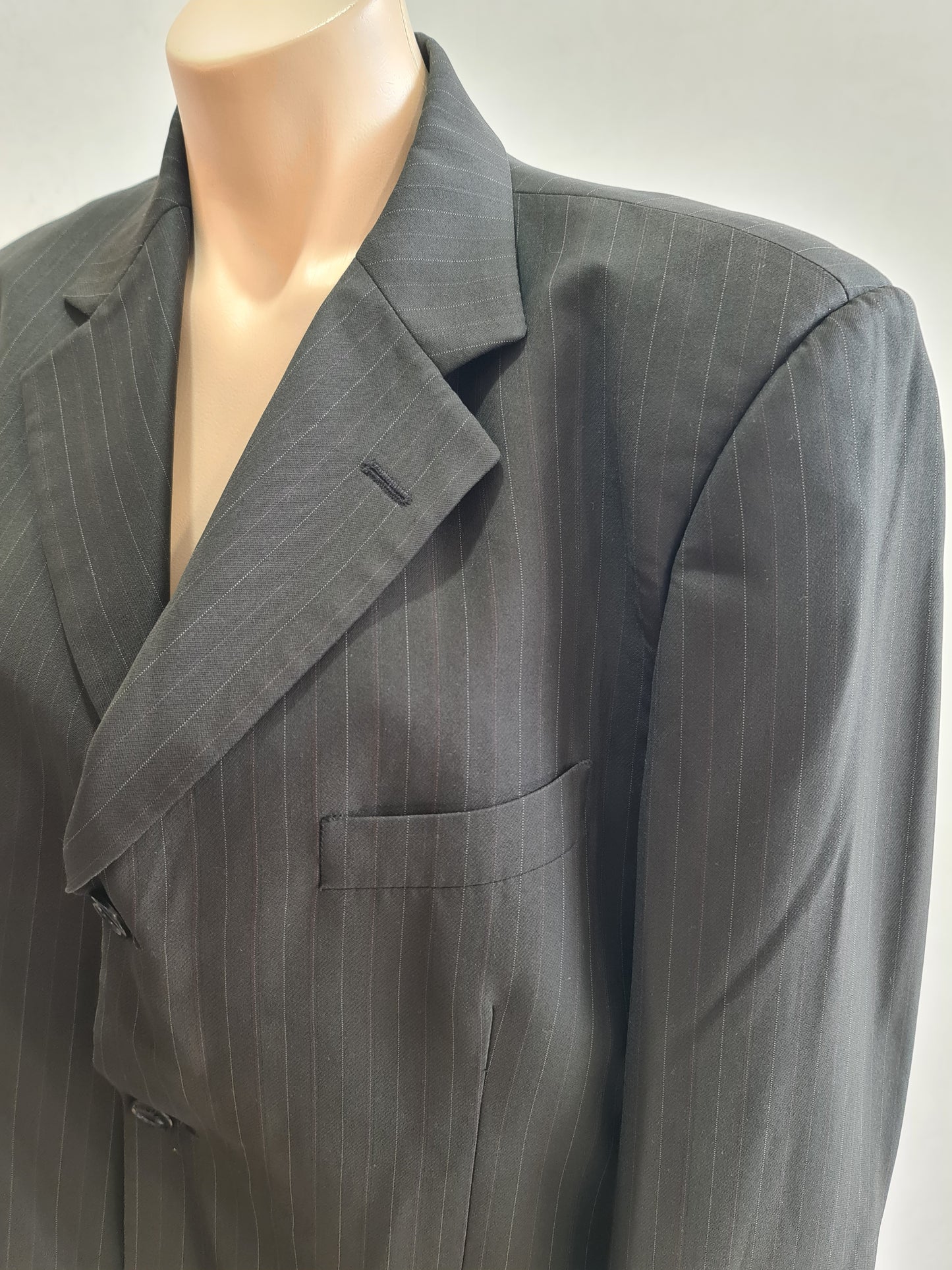 Vintage Muller's Striped Blazer -size L