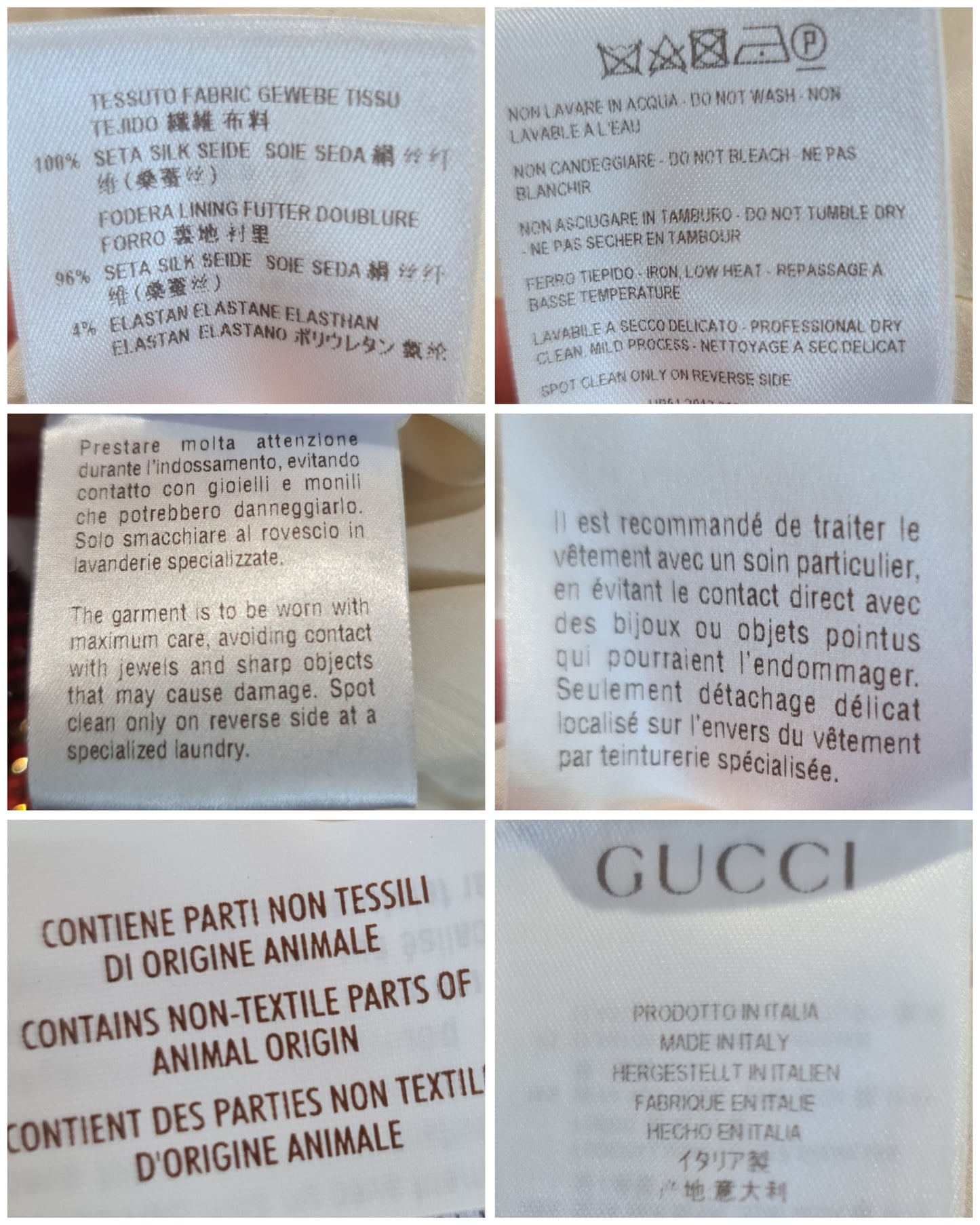 Gucci Beaded orange mini Halter dress - size 40