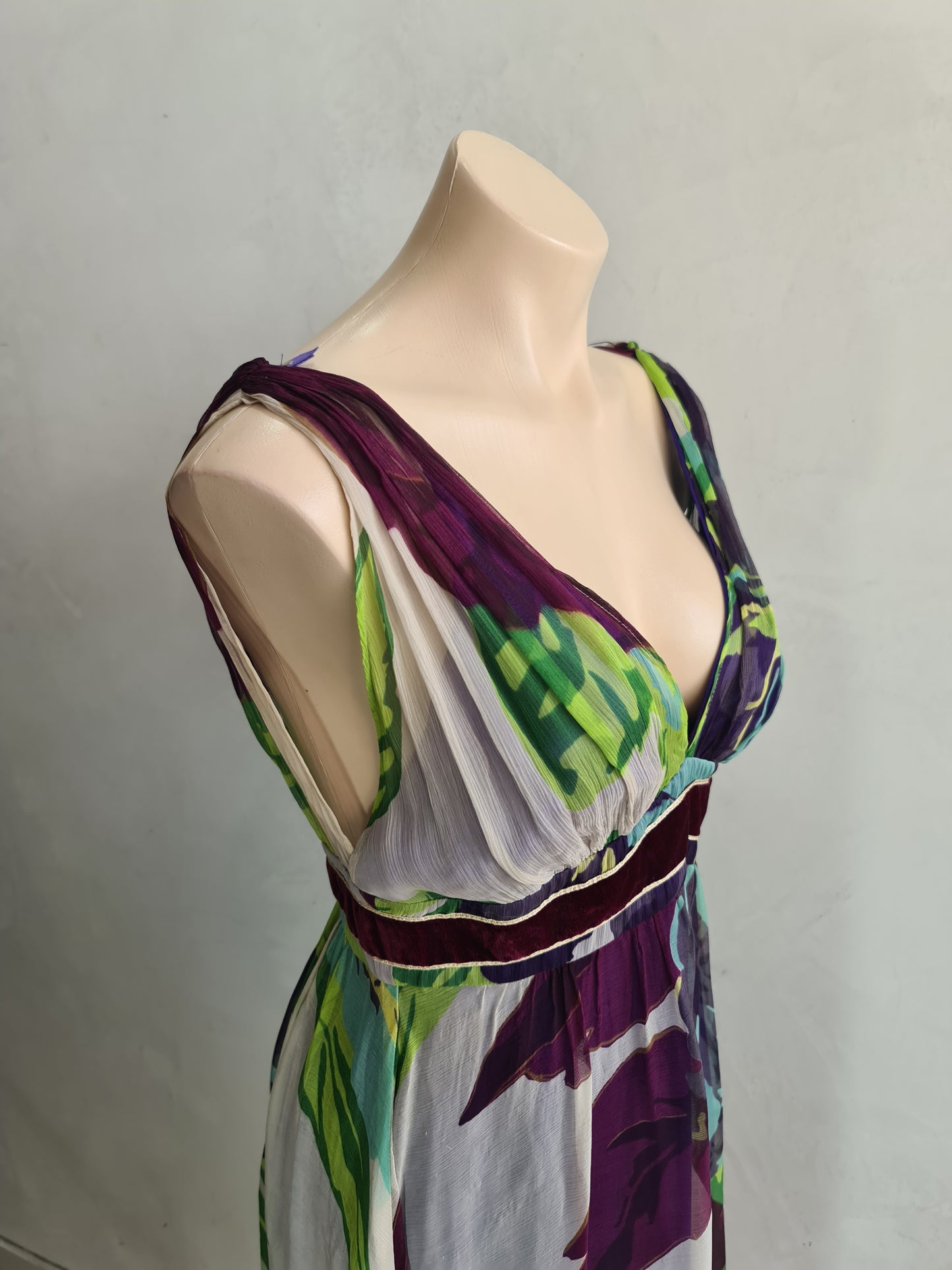 George Evening Silk Dress - size 12