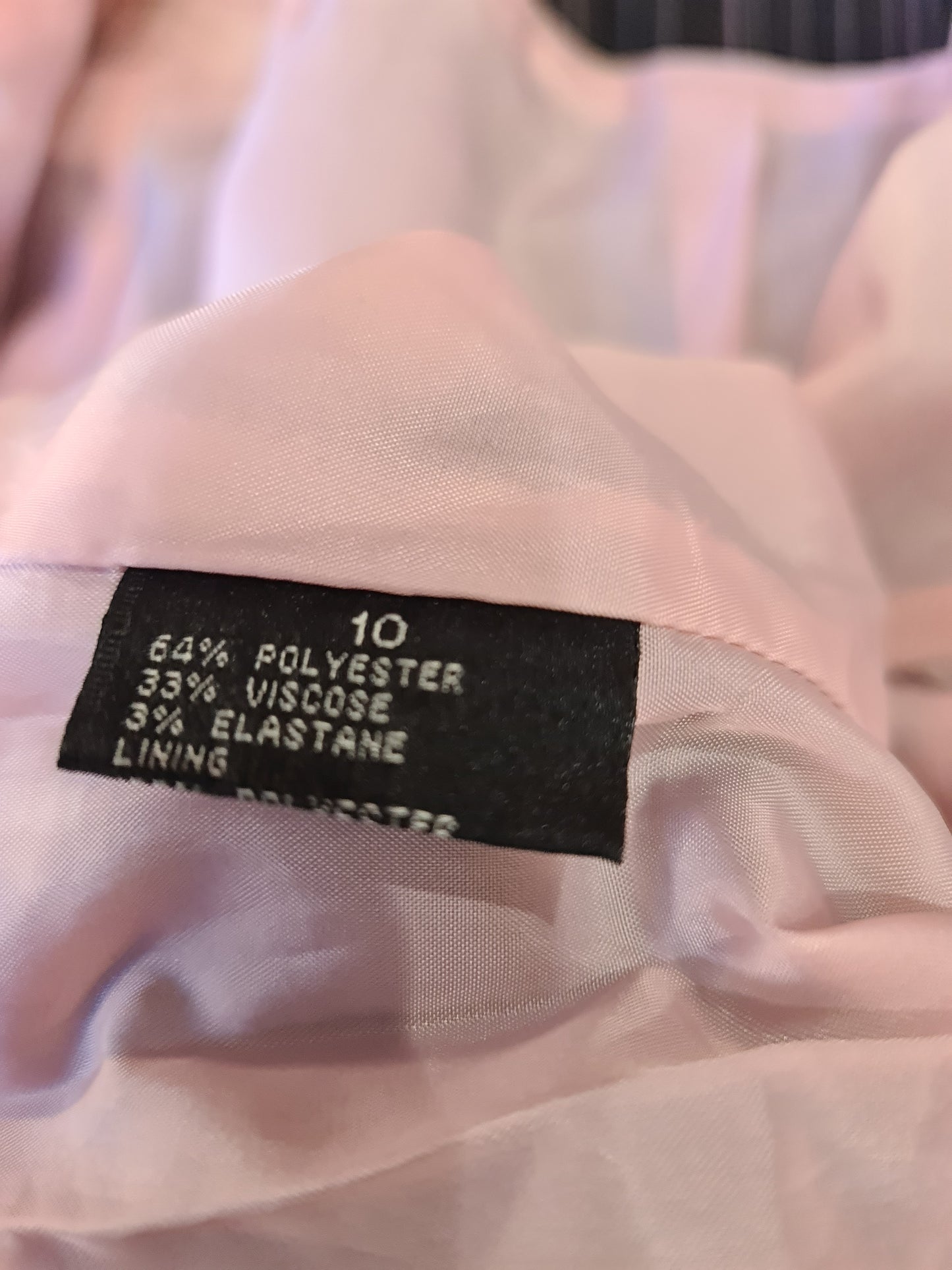 Rockmans Pink Striped Jacket - size 10