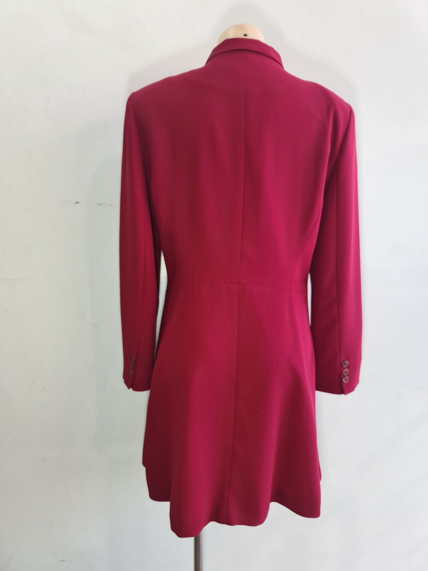 Vintage Malcolm Red Long Jacket- size 12