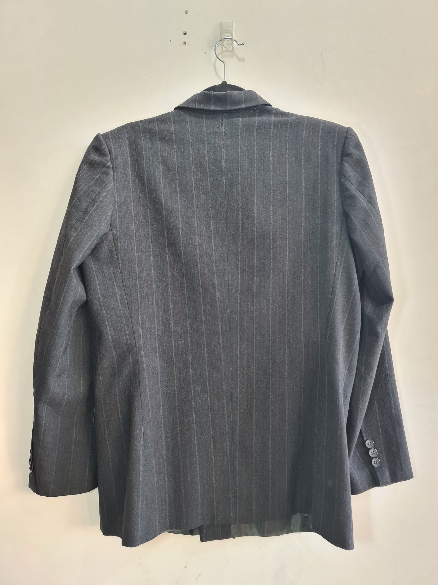Vintage Caesar Dark Grey pinstripe Blazer - size L